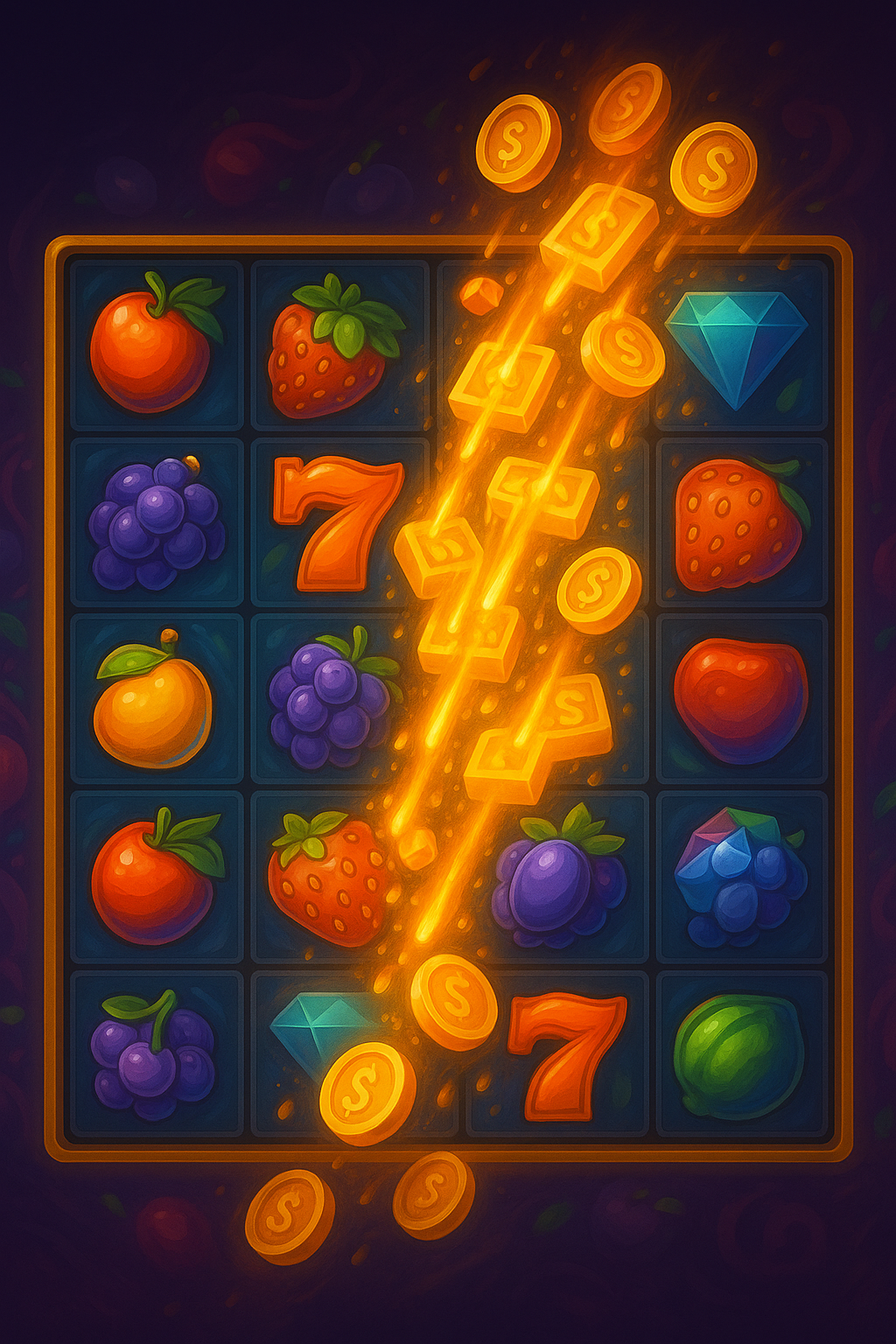 Classic slot gameplay testing showcase